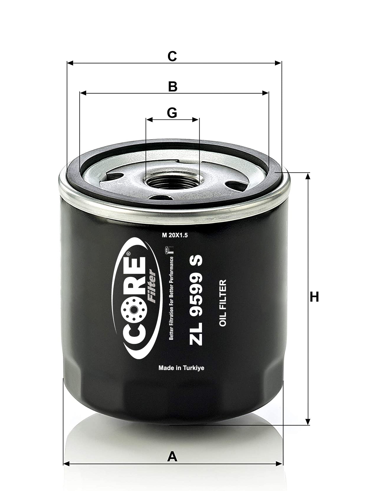 Oil Filter-ZL 9599 S